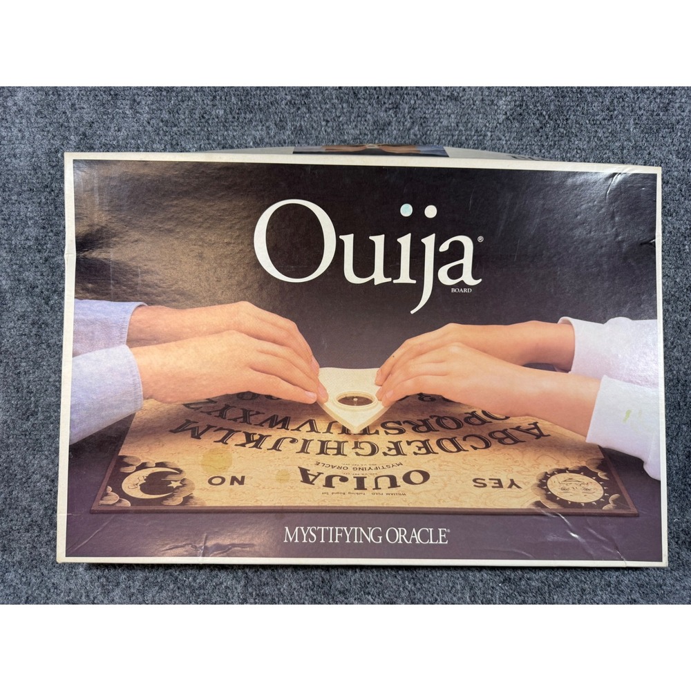 Vintage 1992 Ouija Board Mystifying Oracle Parker Brothers Game with Planchette